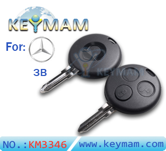 Benz 3 button Smart key shell 